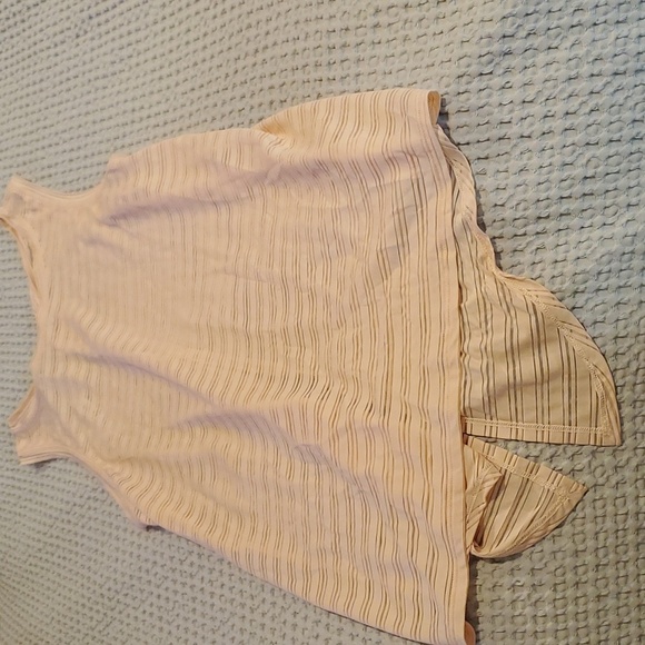 Lululemon Top Meet Halfway Tank in Striped Butter Pink 4 (#25) - Picture 5 of 8